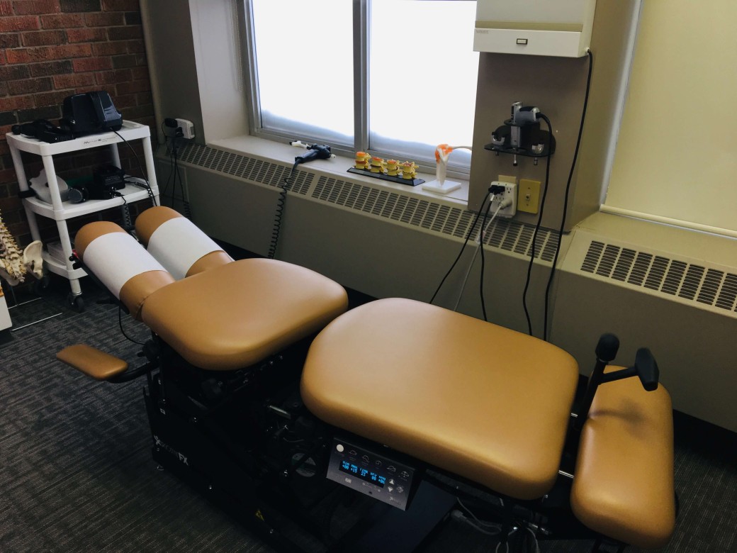 image of chiropractic table